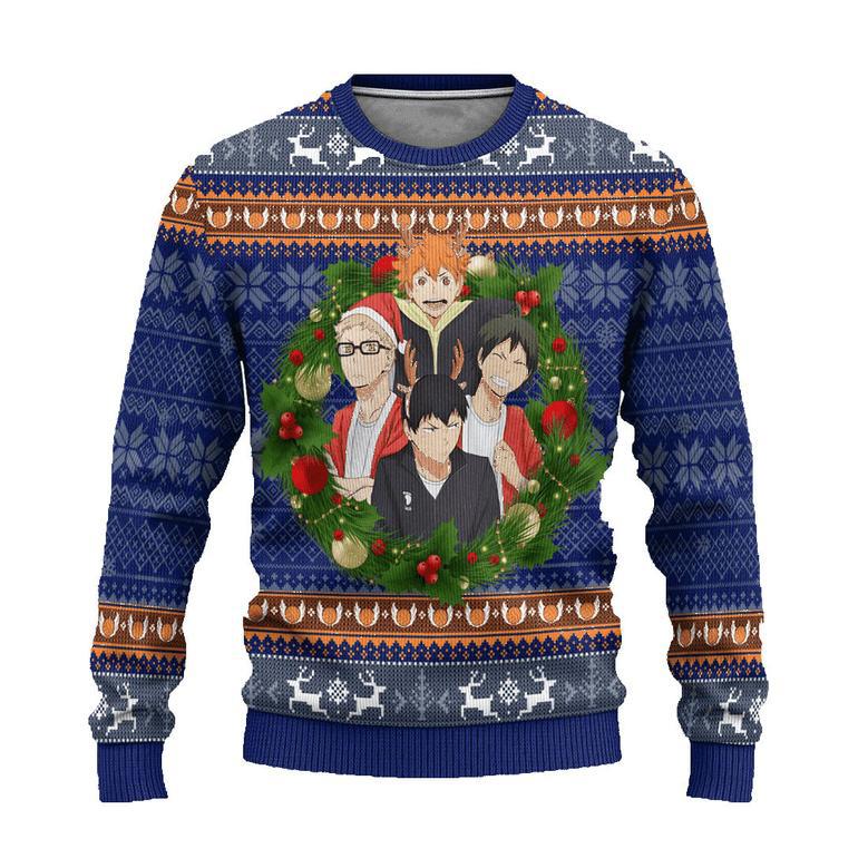 Haikyuu Ugly Christmas Sweatshirt Anime Xmas Gift