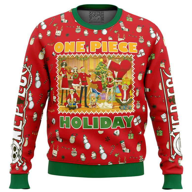 Happy Holidays One Piece Ugly Christmas Sweater