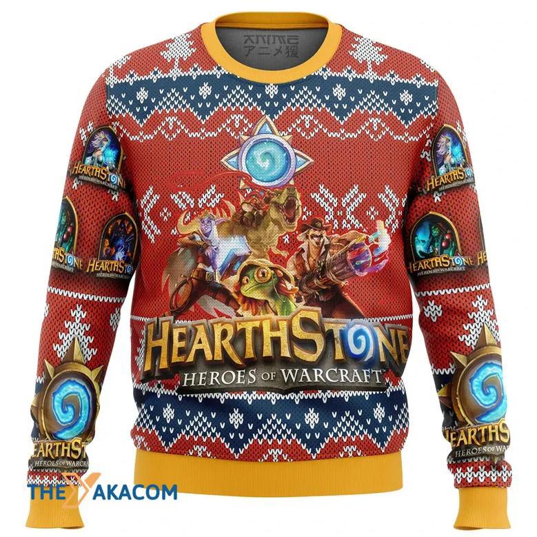 Hearth Stone Alt Custom Gift For Fan Anime Christmas Ugly Sweater