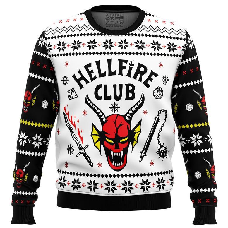 HellFire Club Stranger Things Ugly Christmas Sweater