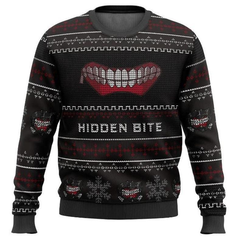 Hidden Bite Tokyo Ghoul Anime Gift Fan Ugly Sweater