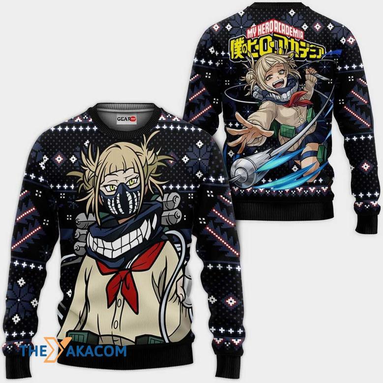 Himiko Toga Anime My Hero Academia Custom Gift For Fan Anime Christmas Ugly Sweater