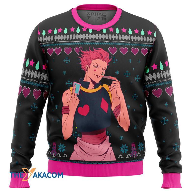 Hisoka Hunter X Hunter Gift For Fan Anime Christmas Ugly Sweater