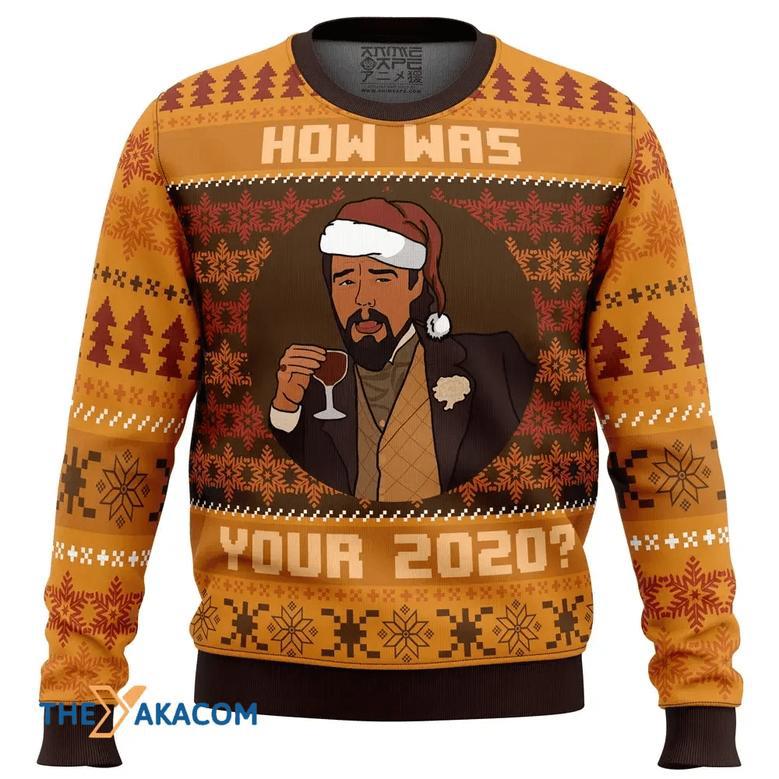 How Was Your Django Unchained Custom Gift For Fan Anime Christmas Ugly Sweater