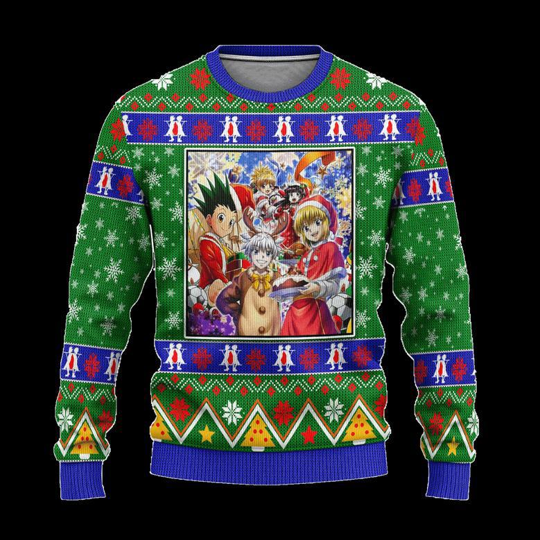 Hunter x Hunter Anime Ugly Christmas Sweatshirt Characters Xmas Gift