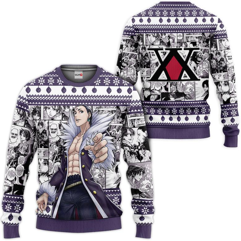 Hunter X Hunter Chrollo Lucilfer Custom Anime Ugly Christmas Sweater