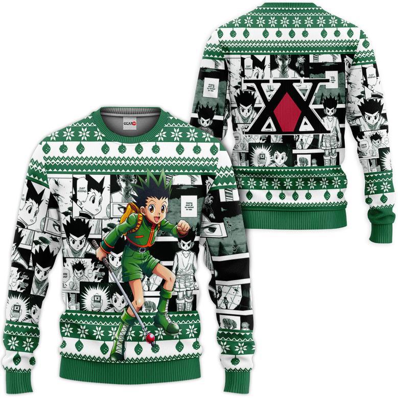 Hunter X Hunter Gon Freecss Custom Anime Ugly Christmas Sweater