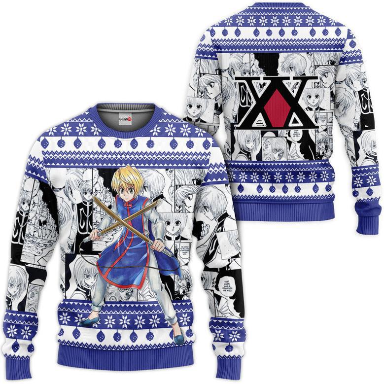 Hunter X Hunter Kurapika Custom Anime Ugly Christmas Sweater