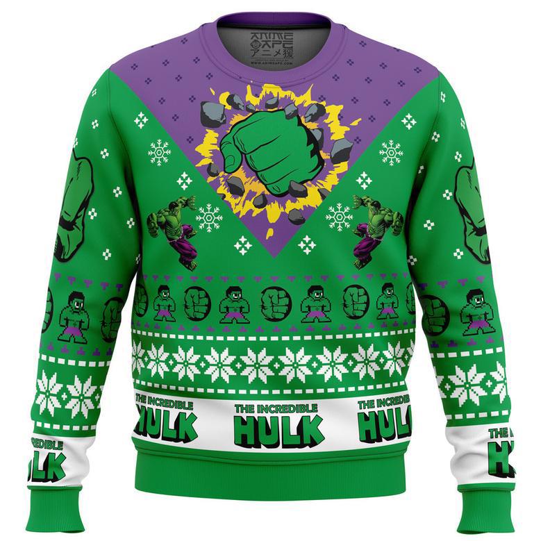 I'm Always Angry The Incredible Hulk Marvel Ugly Christmas Sweater