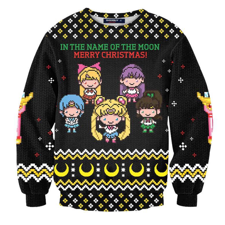 In The Name Of The Moon Wool Knitted Sweater Sailor Moon Sweater