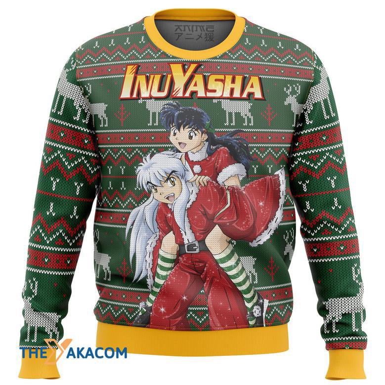 Inuyasha Alt Gift For Fan Anime Christmas Ugly Sweater