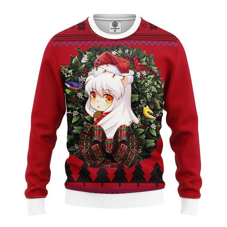 Inuyasha Cute Anime Ugly Christmas Sweatshirt