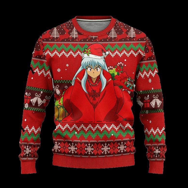 Inuyasha Ugly Christmas Sweatshirt Anime Xmas Gift