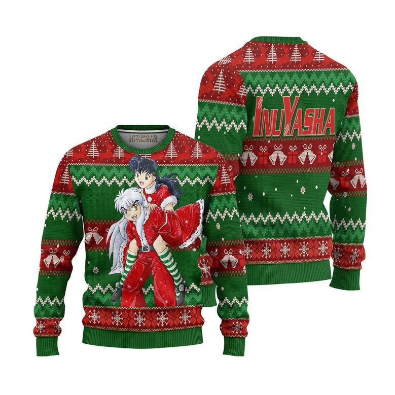 Inuyasha x Kagome Knitted Ugly Christmas Sweater