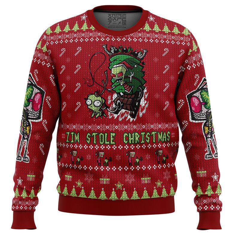 Invader Zim Doom Doom Doom Ugly Christmas Sweater