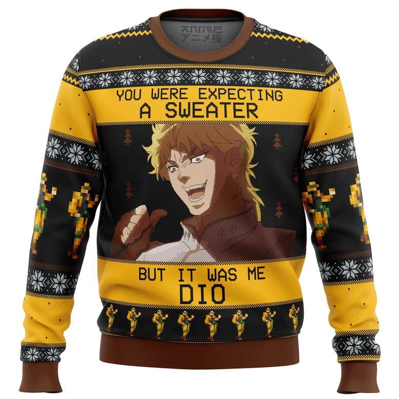 It Was Me Dio Jojo's Bizarre Adventure Ugly Christmas Sweater