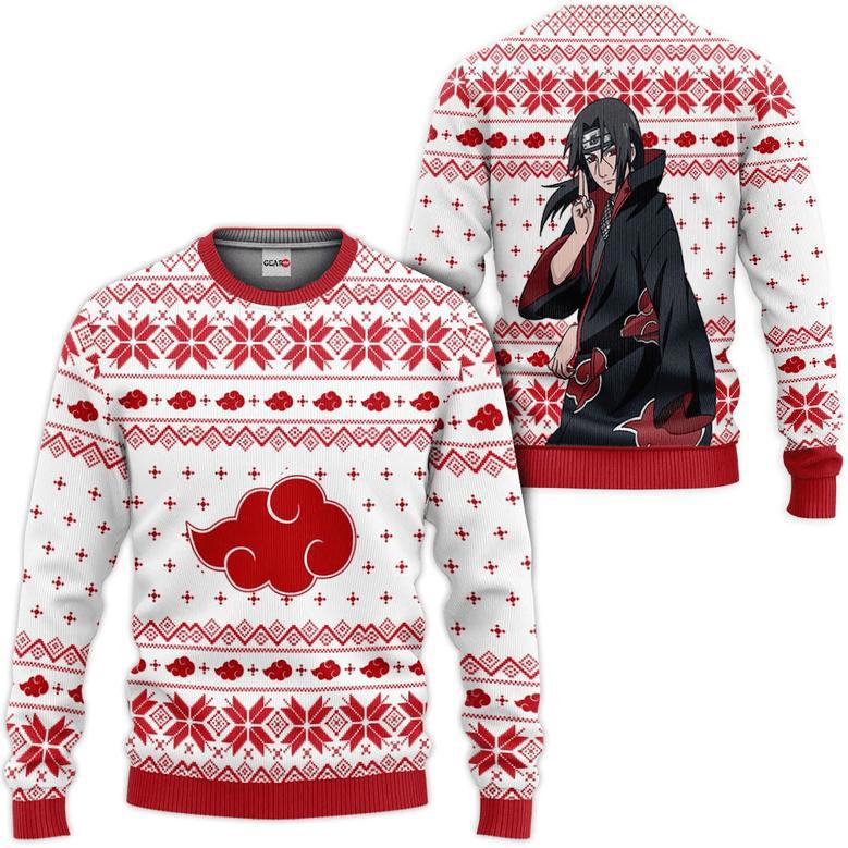 Itachi Uchiha Ugly Christmas Sweater Custom For Anime Fans