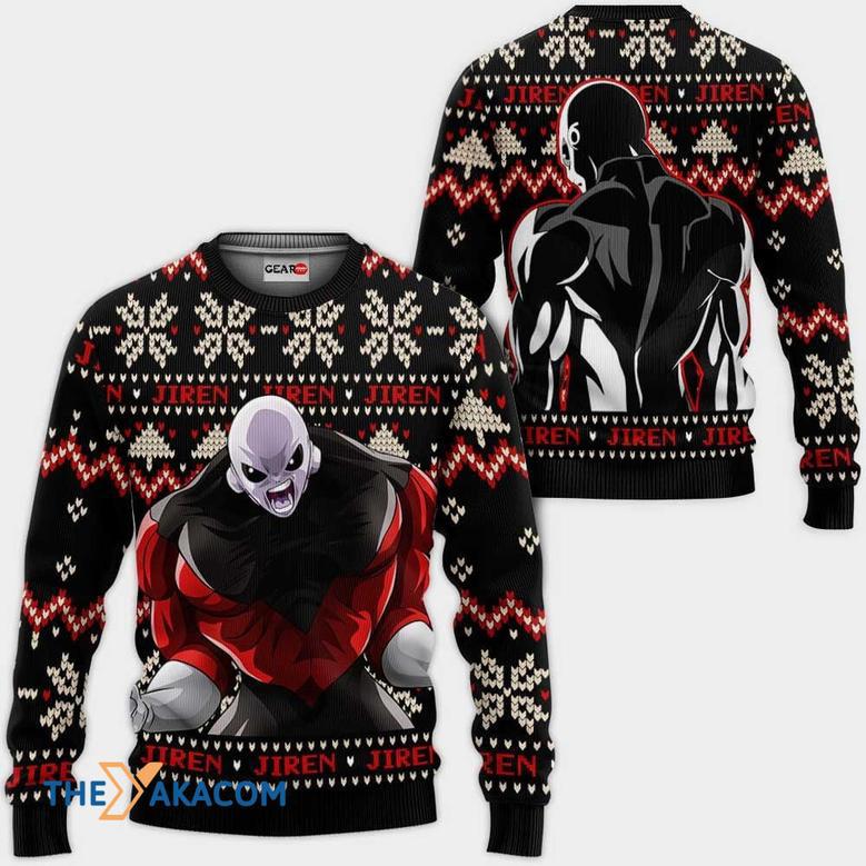 Jiren Anime Dragon Ball Custom Gift For Fan Anime Christmas Ugly Sweater