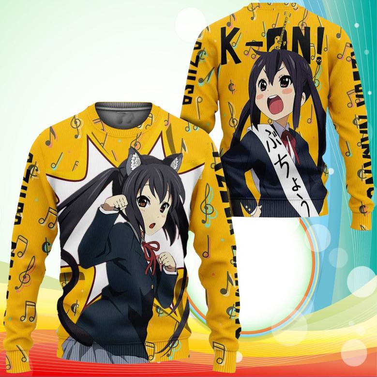 K-On Sweatshirt Azusa Nakano Anime Printed Sweaters