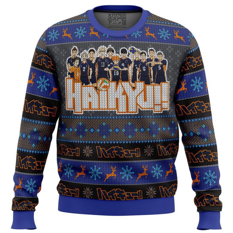 Karasuno High Haikyuu Ugly Christmas Sweater