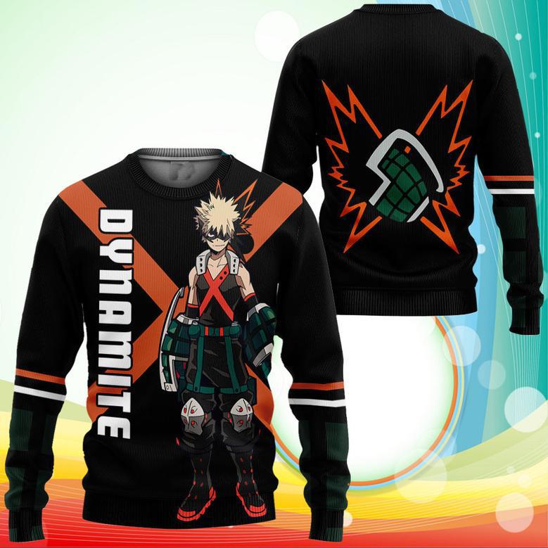 Katsuki Bakugo Sweatshirt Anime My Hero Academia Sweater