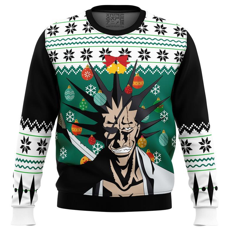 Kenpachi Zaraki Bleach Ugly Christmas Sweater