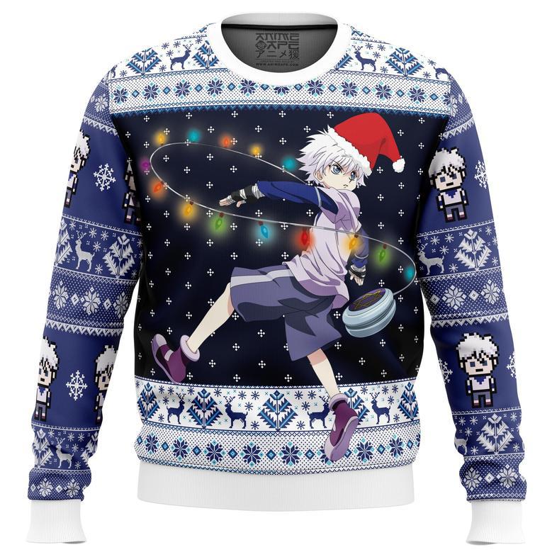 Killua Zoldyck Hunter X Hunter Ugly Christmas Sweater