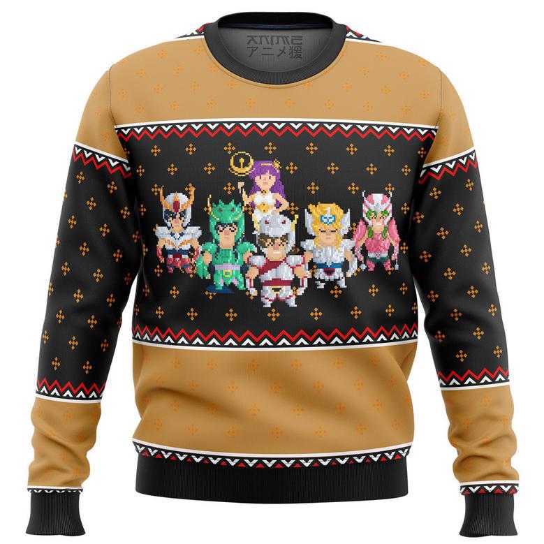 Knights of the Zodiac St Seiya Ugly Christmas Sweater