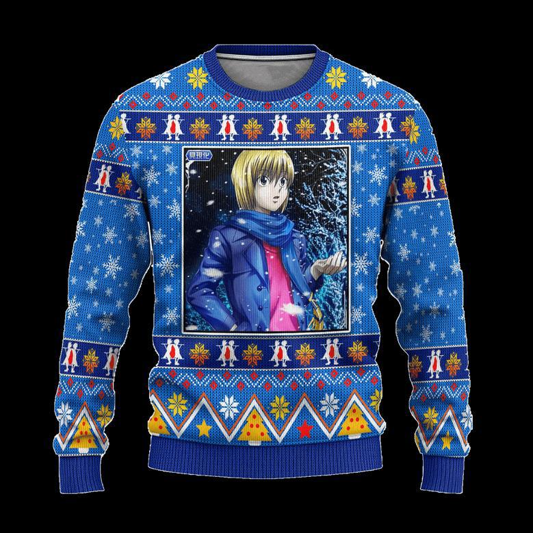 Kurapika Anime Ugly Christmas Sweatshirt Hunter x Hunter Xmas Gift