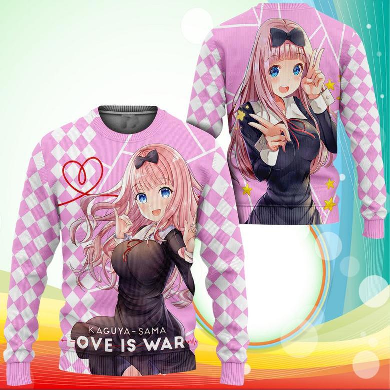 Love Is War Chika Fujiwara Sweatshirt Kaguya-sama Anime Merch