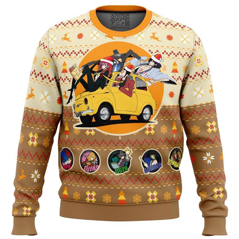 Lupin the Happy Trip Ugly Christmas Sweater