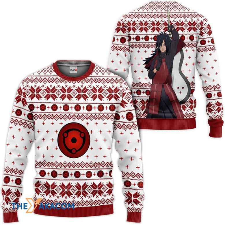 Madara Uchiha Custom Gift For Fan Anime Christmas Ugly Sweater