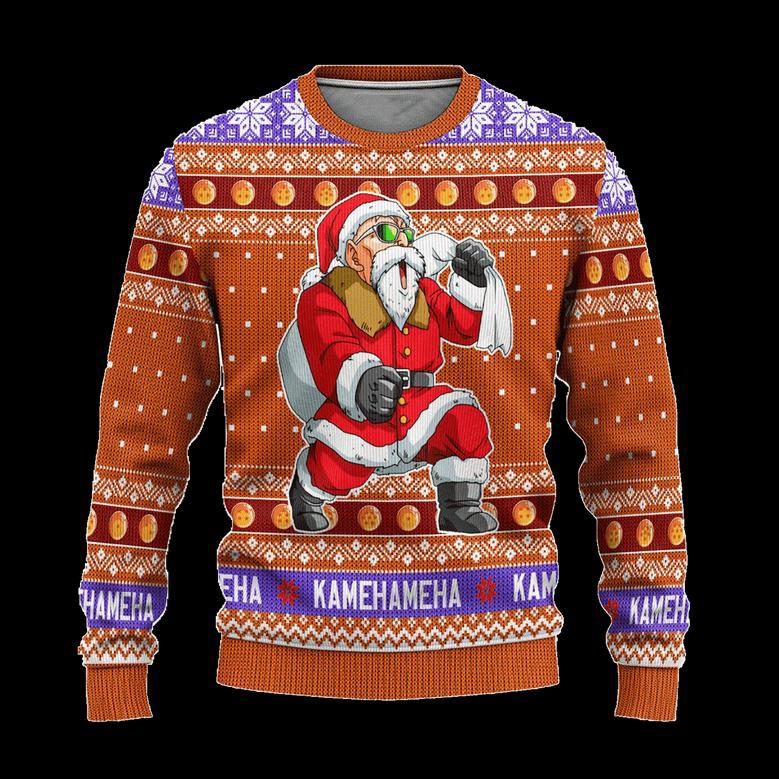 Master Roshi Dragon Ball Anime Ugly Christmas Sweatshirt Xmas Gift