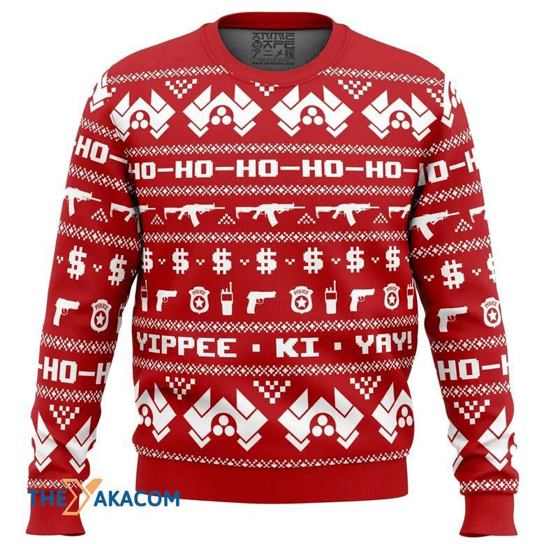 McClane Winter Die Hard Gift For Fan Anime Christmas Ugly Sweater