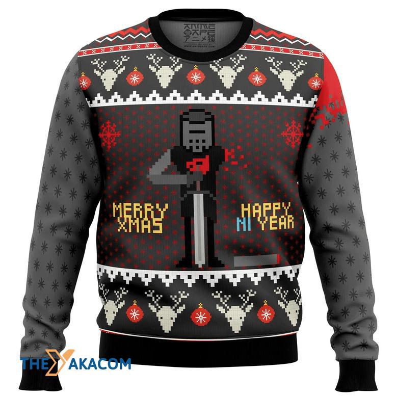 Merry Xmas and Happy Ni Year Monty Python Gift For Fan Anime Christmas Ugly Sweater