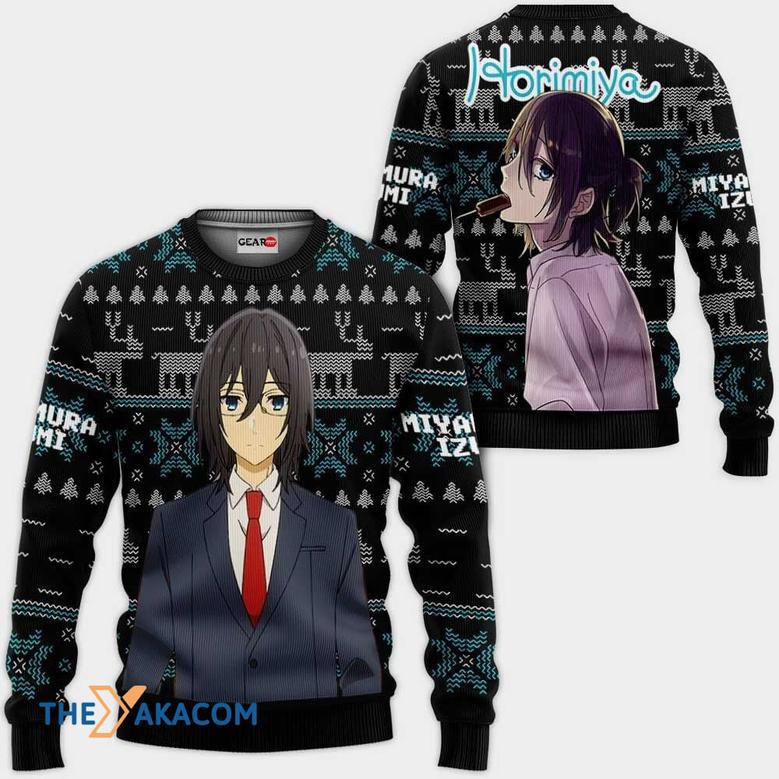 Miyamura Izumi Anime Horimiya Custom Gift For Fan Anime Christmas Ugly Sweater