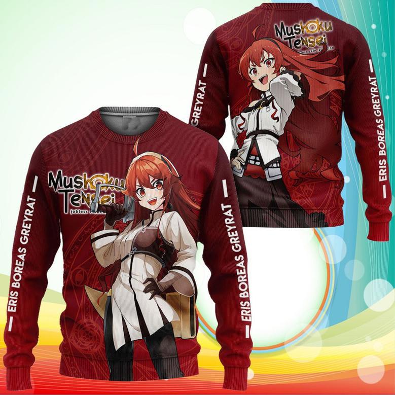 Mushoku Tensei Eris Boreas Greyrat Sweatshirt Anime Printed Sweaters