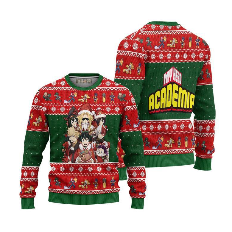 My Hero Academia Characters Ugly Christmas Sweater