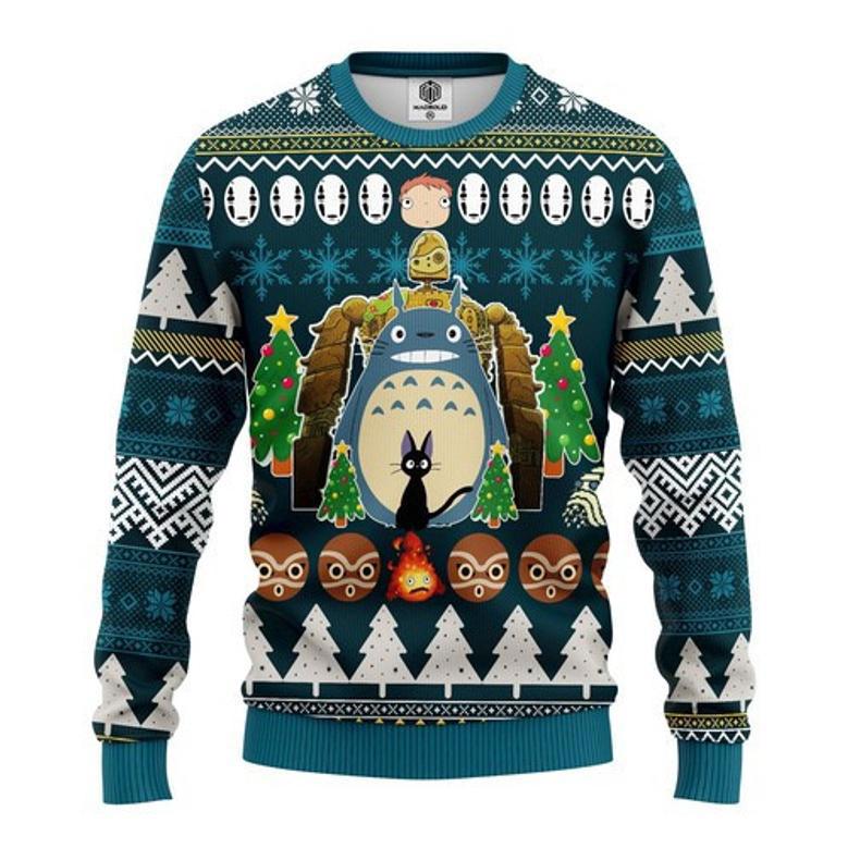 My Neighbor Is Totoro Anime Christmas Ugly Christmas Sweater