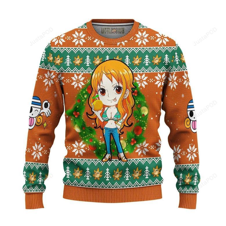 Nami One Piece Anime Ugly Christmas Sweater