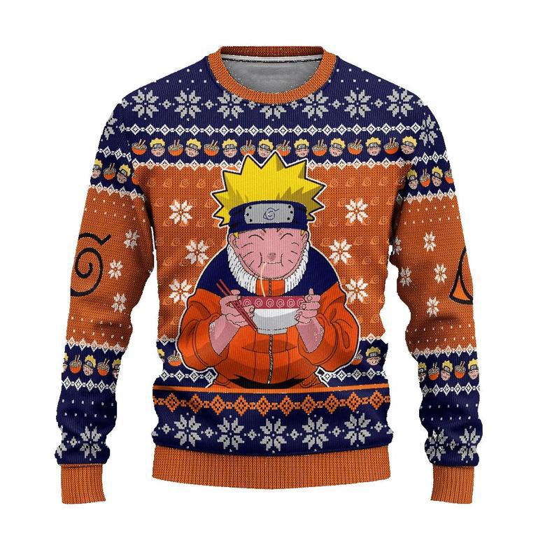 Naruto Ramen Anime Ugly Christmas Sweater Xmas Gift