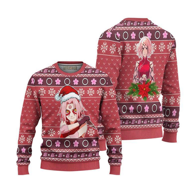 Naruto Sakura Sage Mode Ugly Christmas Sweater