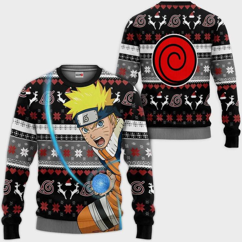 Naruto Uzumaki Ugly Christmas Sweater Custom Anime