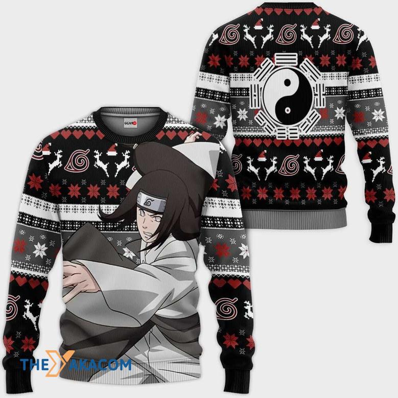 Neji Hyuga Custom Gift For Fan Anime Christmas Ugly Sweater