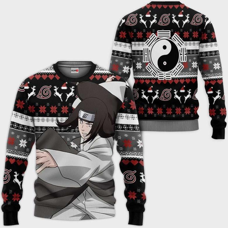 Neji Hyuga Ugly Christmas Sweater Custom Anime