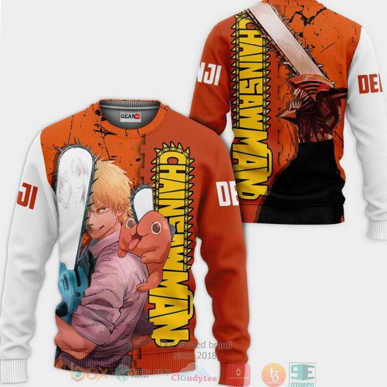 NEW Denji Chainsaw Man Anime Full Printed Sweater