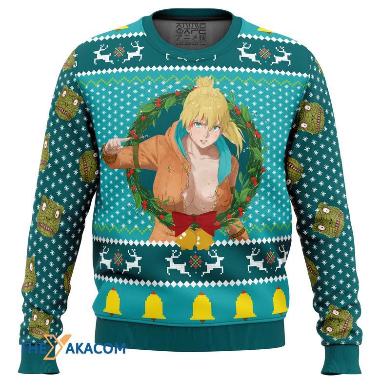 Nikaido Dorohedoro Custom Gift For Fan Anime Christmas Ugly Sweater