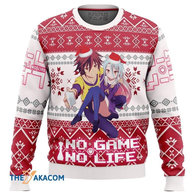 No Game No Life Alt Gift For Fan Anime Christmas Ugly Sweater