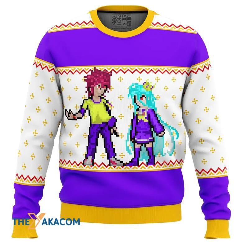 No Game No Life Sprites Custom Gift For Fan Anime Christmas Ugly Sweater