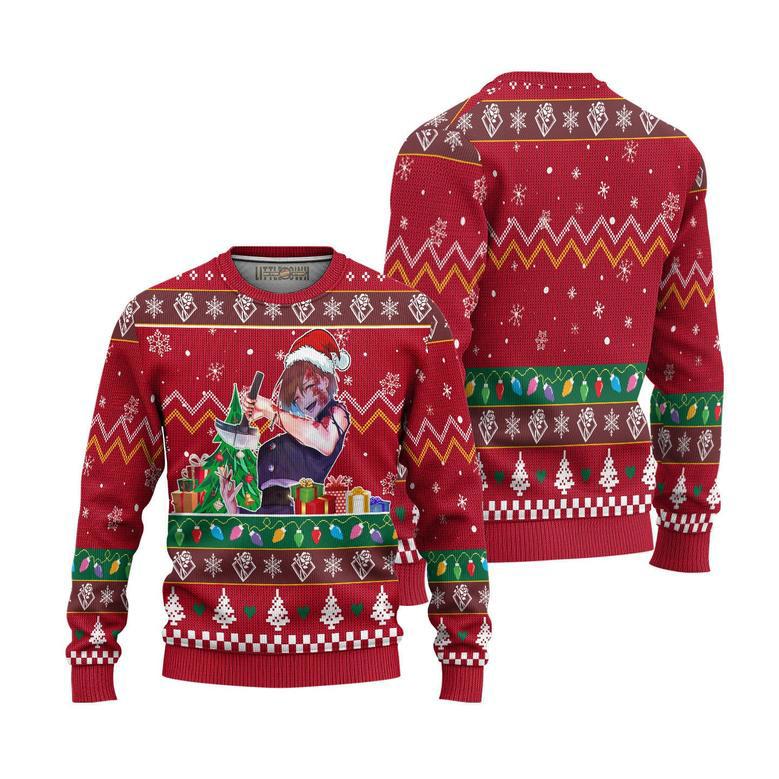 Nobara Jujutsu Kaisen Ugly Christmas Sweater